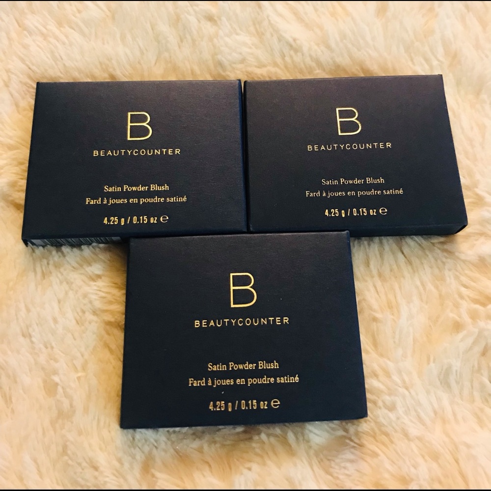 Beauty Counter blush set- Date, Melon, Guava